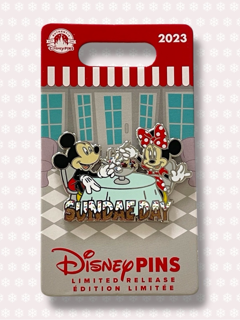 Disney Pins - Mickey and Minnie Mouse Sundae Day 2023 - Limited Release